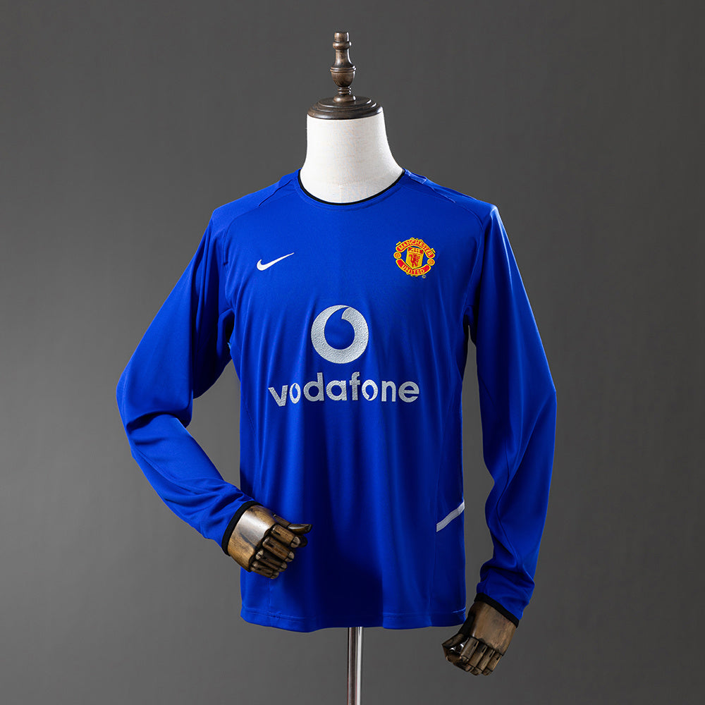 Manchester United Secundária Terceira Retrô Camisa 02/03