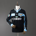 Lazio Secundária Retrô Manga Longa Camisa 98/99