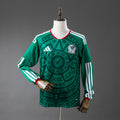 México Principal Manga Longa Camisa 2026