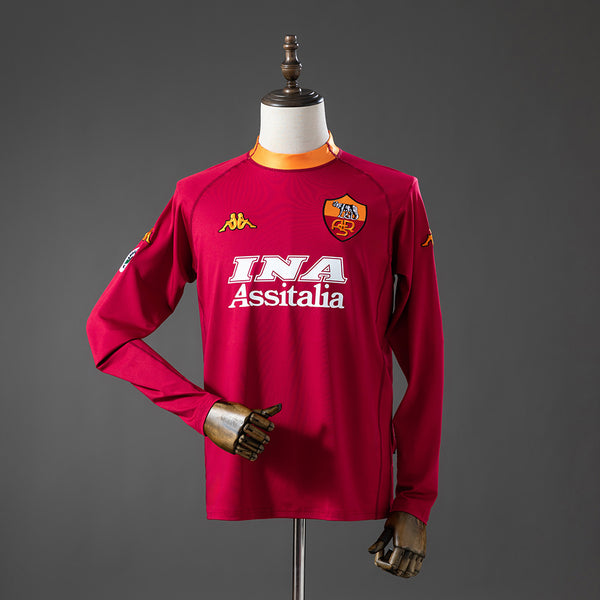 Roma Principal Retrô Manga Longa Camisa 00/01