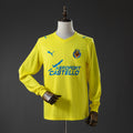 Villarreal Principal Retrô Manga Longa Camisa 08/09
