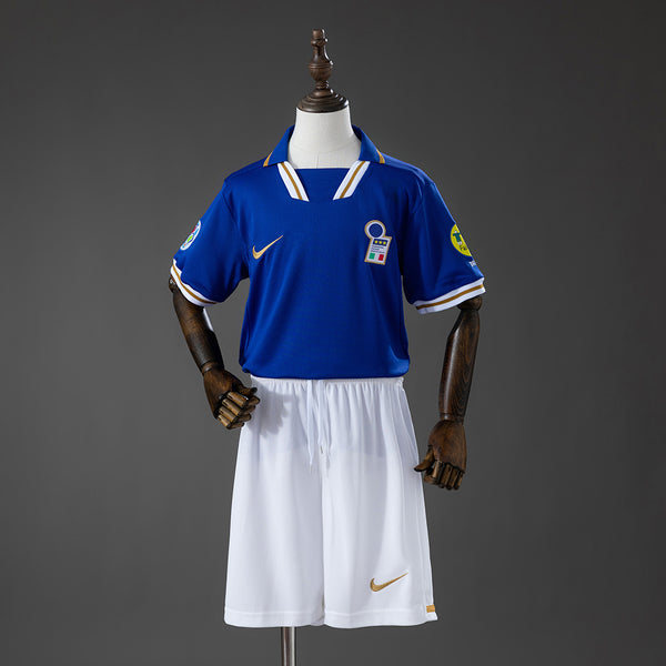 Itália Principal Infantil Kit Retrô Camisa 2028