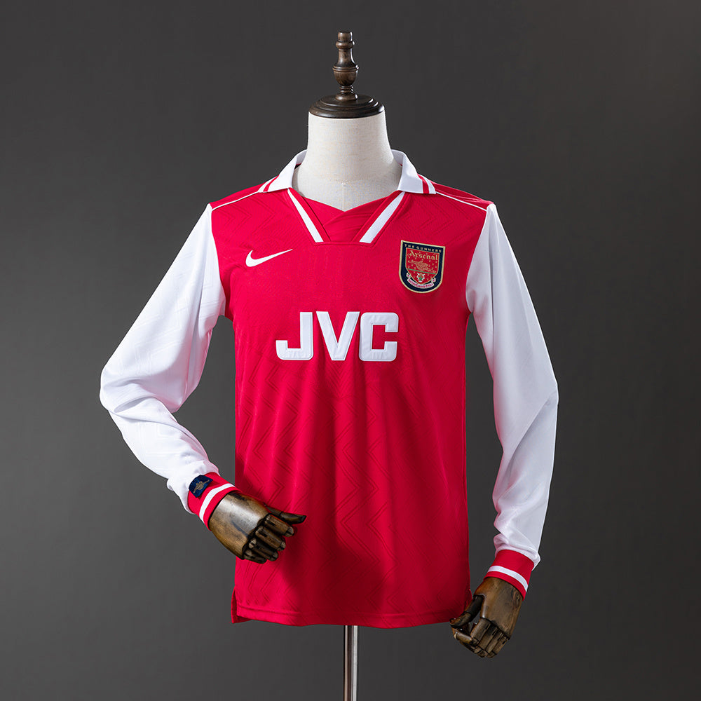 Arsenal Principal Retrô Manga Longa Camisa 96/97