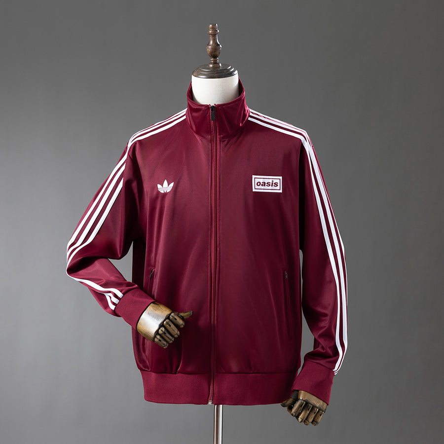 Oasis Flamingo Track - Burgundy Jaqueta