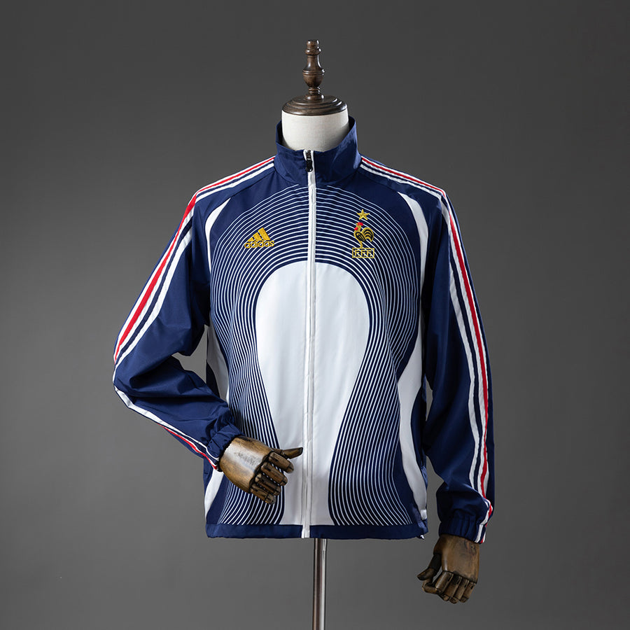 França - Branco & Azul Corta Vento Retrô 05/06