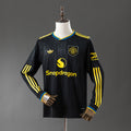 Manchester United Secundária Terceira Manga Longa Camisa 25/26