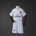 Real Madrid Principal Infantil Kit Retrô Camisa 13/14