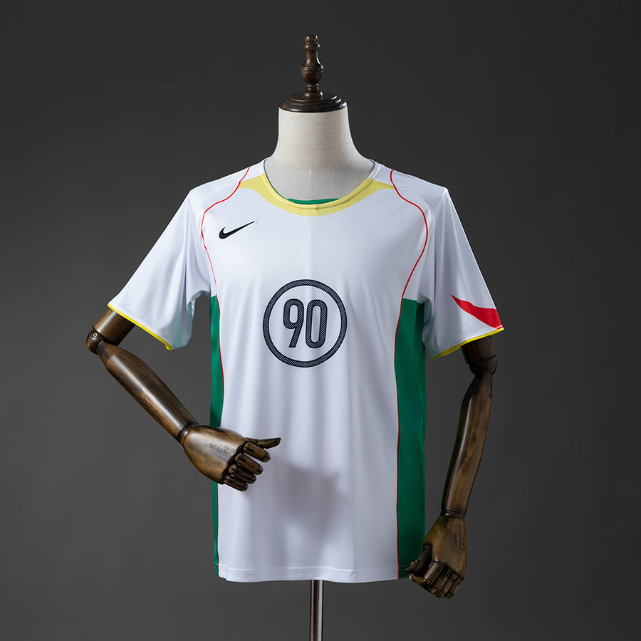 T90 Series - Branco with Verde Trim Camisas 2025