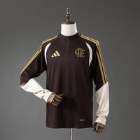 Flamengo Long Sleeved uniform Marrom Treino 26/27