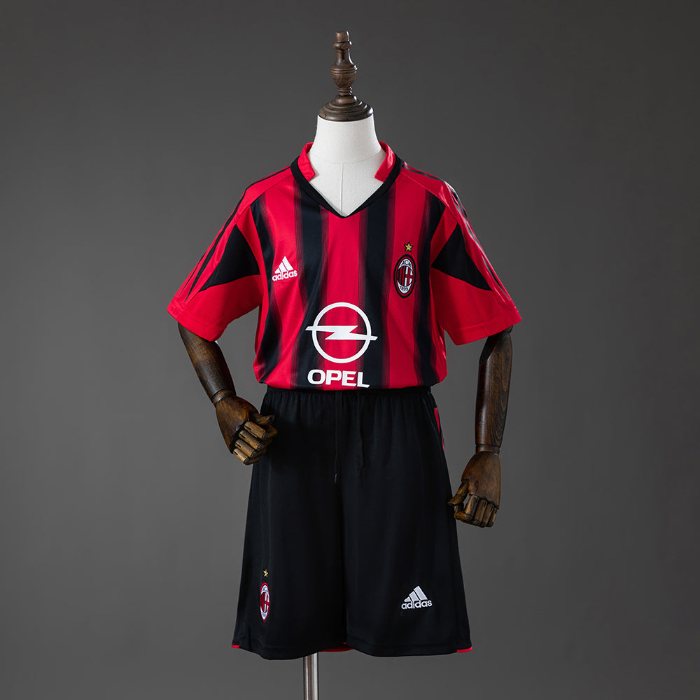 AC Milan Principal Infantil Kit Retrô Camisa 04/05
