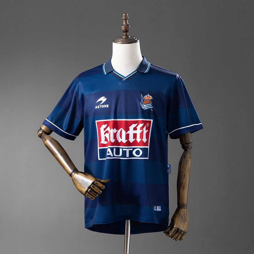 Real Sociedad Secundária Retrô Camisa 99/00