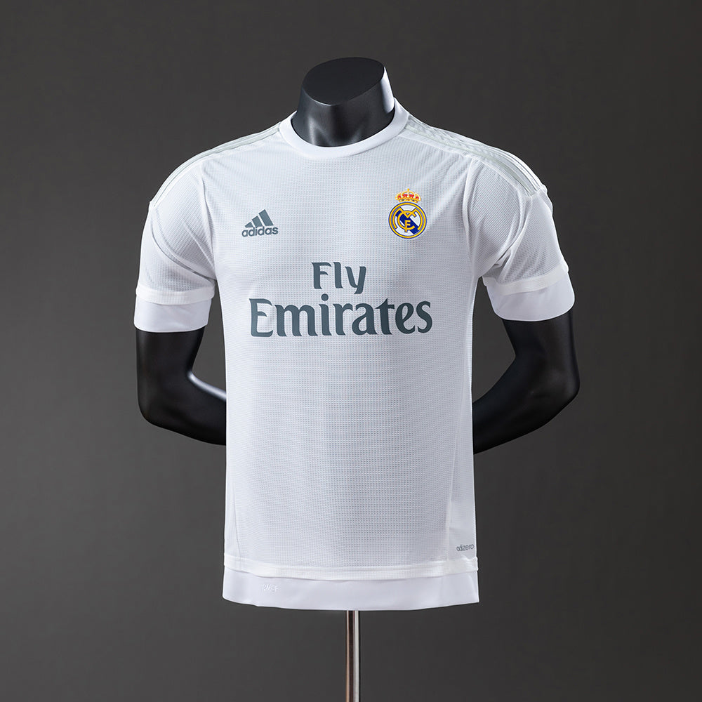 Real Madrid Principal Retrô Versão Jogador Camisa 15/16