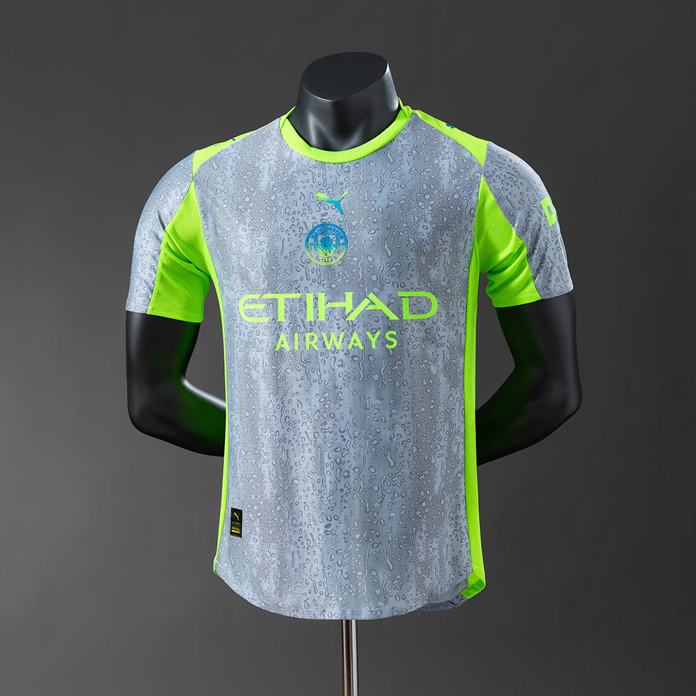 Manchester City Secundária Terceira Versão Jogador Camisa 25/26
