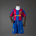 Barcelona Principal Infantil Kit Retrô Camisa 07/08