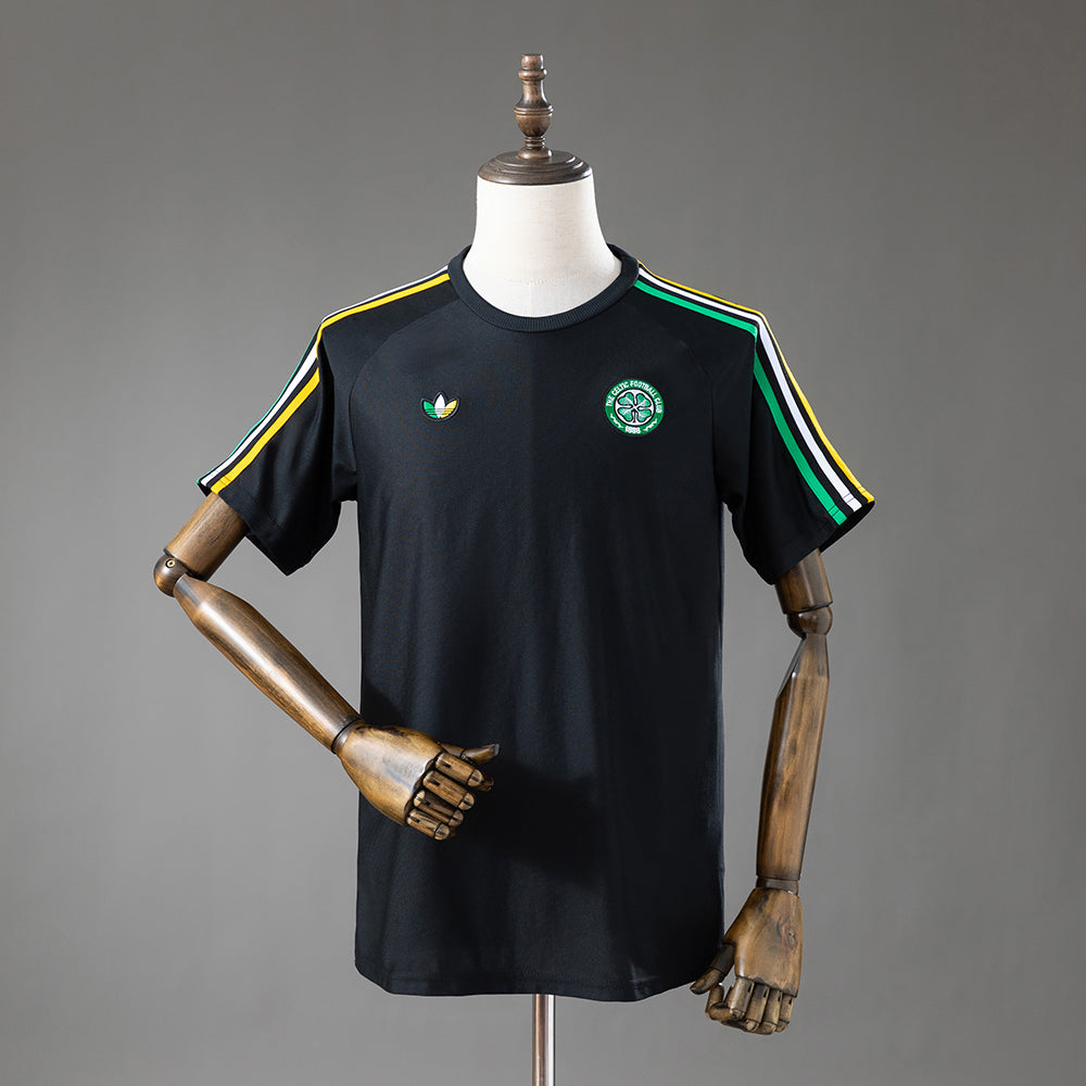 Celtic Ícones de Arquibancada Preto Camisa