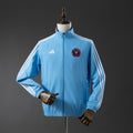 Inter Miami Reversible - Azul-Roxo Corta Vento Jaqueta Hino