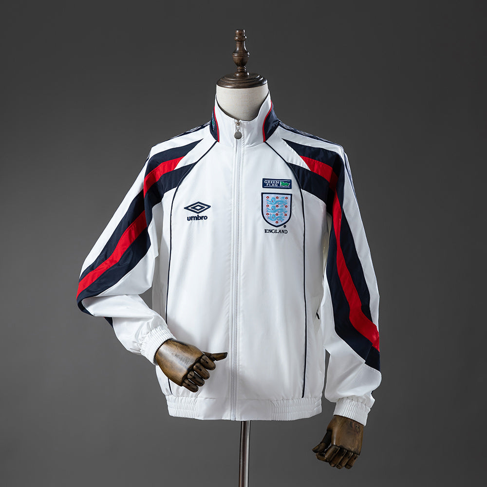 Inglaterra - Branco Corta Vento Retrô 1998