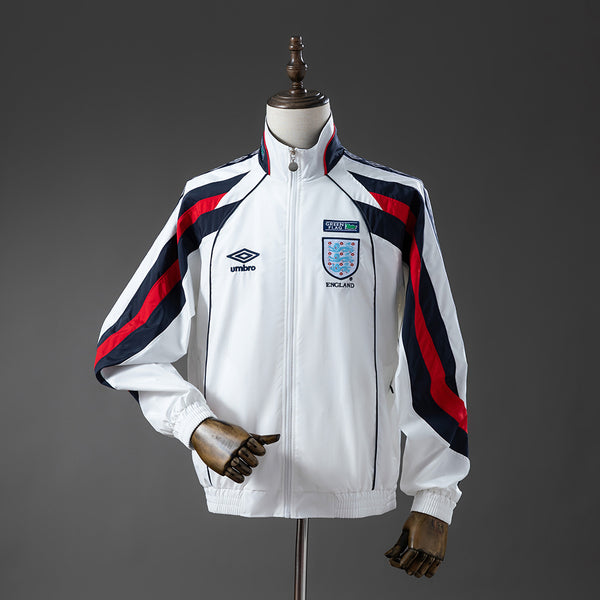 Inglaterra - Branco Corta Vento Retrô 1998