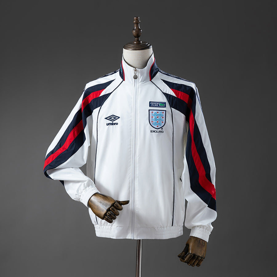 Inglaterra - Branco Corta Vento Retrô 1998
