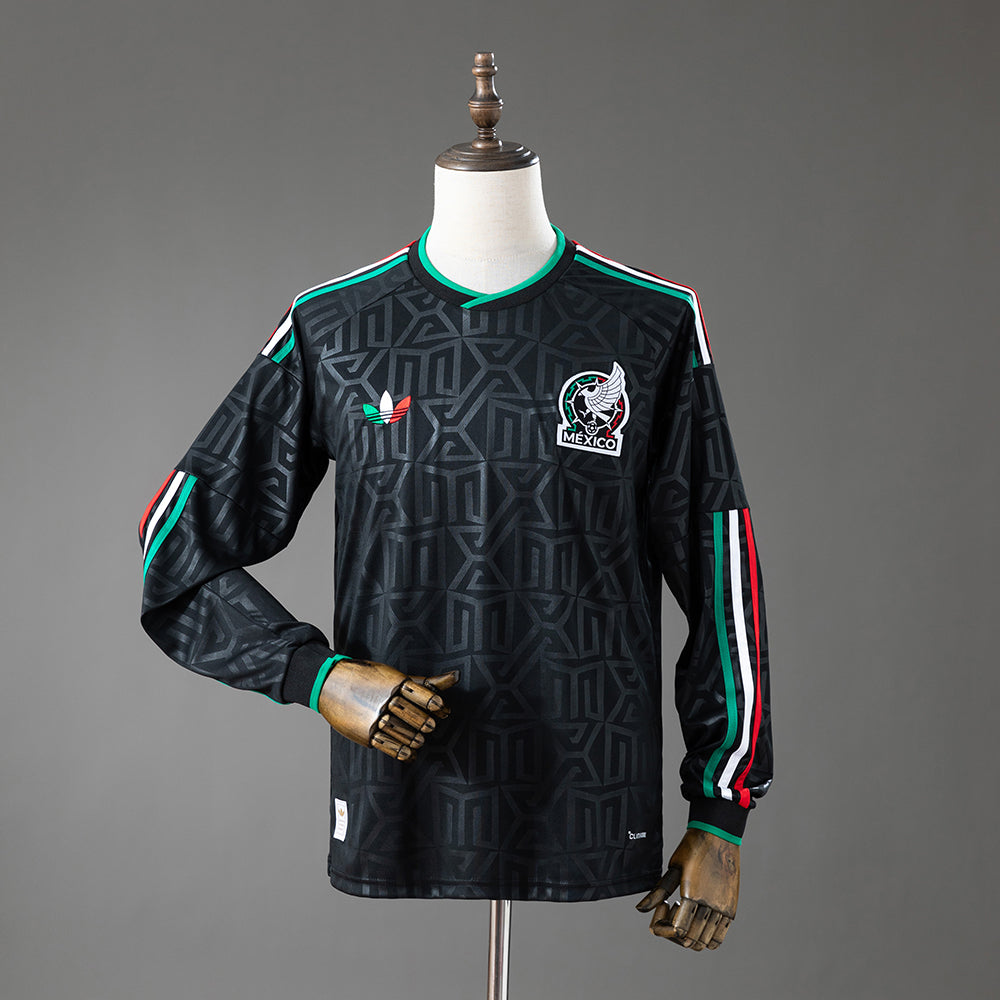 México Secundária Terceira Manga Longa Camisa Copa 2026