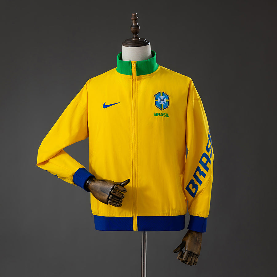 Brasil Sportswear Corta Vento Jaqueta Casaco