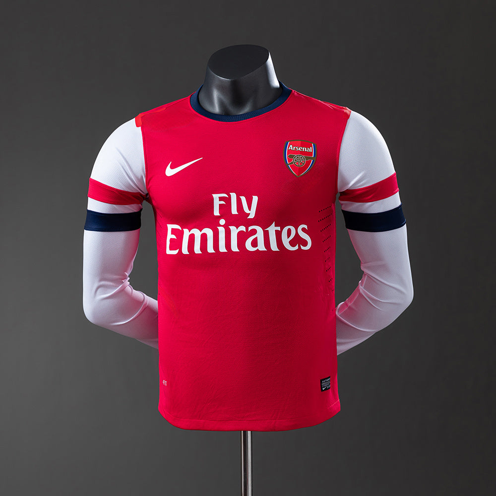 Arsenal Principal Retrô Manga Longa Versão Jogador Camisa 12/13