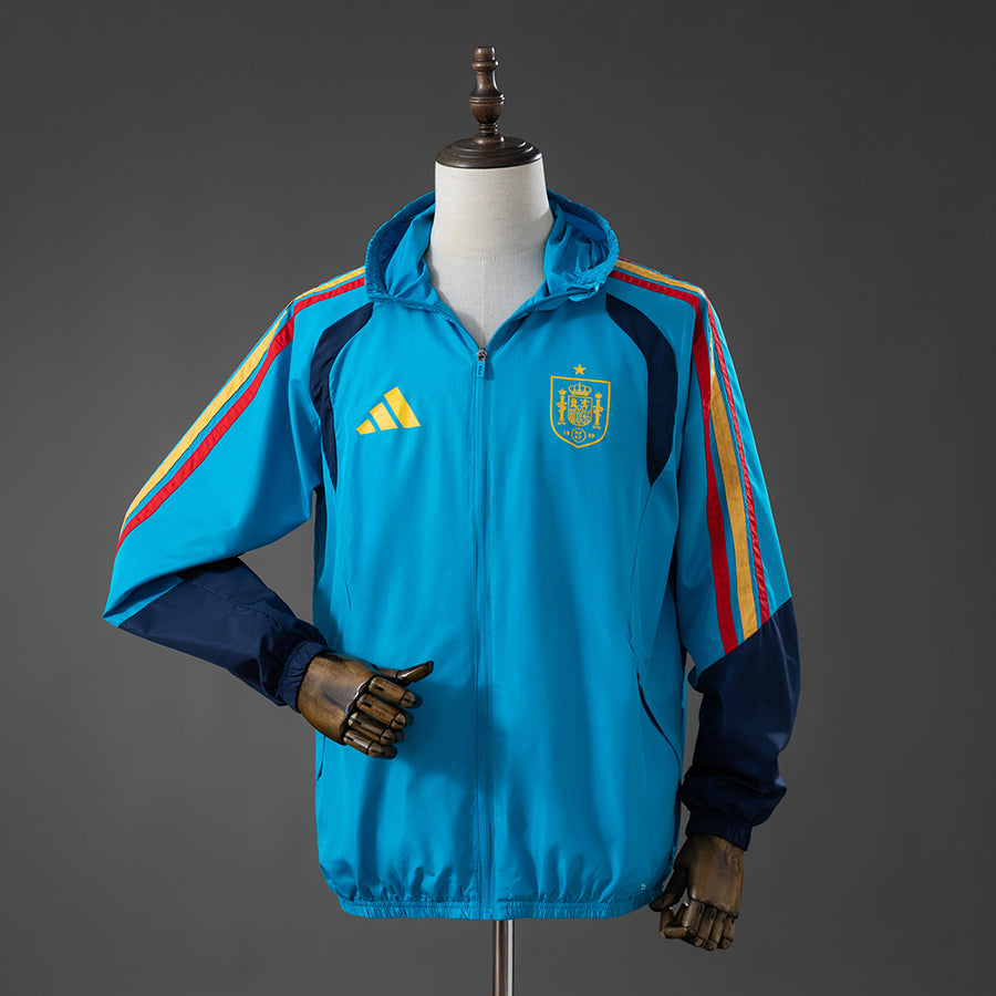 Espanha All Weather - Azul Corta Vento Jaqueta 2026
