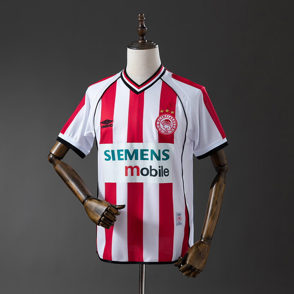 Olympiacos Principal Retrô Camisa 01/02