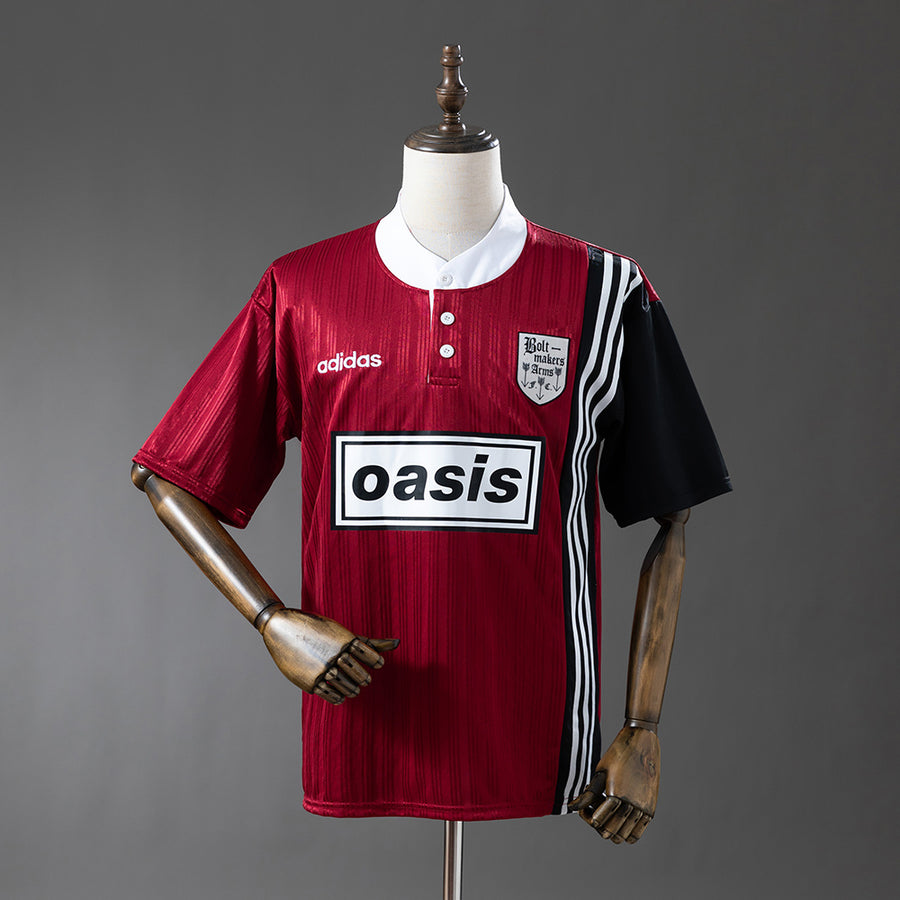Oasis - Vermelho Retrô Camisa 1996
