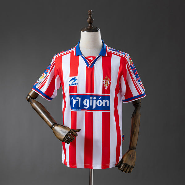 Sporting de Gijon Principal Retrô 99/00