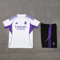 Conjunto Social Real Madrid Treino Manga Curta 25/26