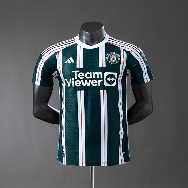 Manchester United Secundária Retrô Versão Jogador Camisa 23/24
