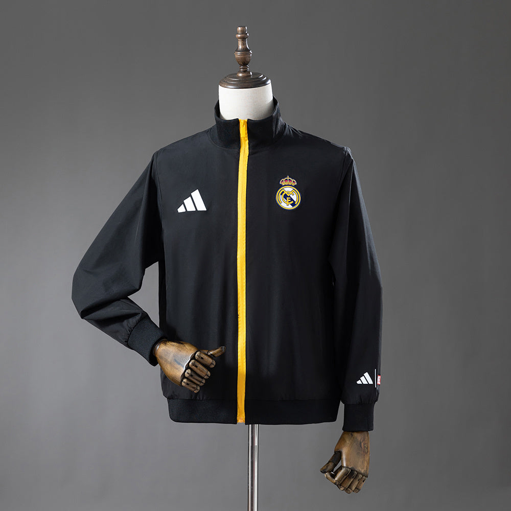 Real Madrid - Preto Corta Vento 25/26