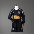 Santos Secundária Infantil Kit Retrô Manga Longa Camisa 12/13