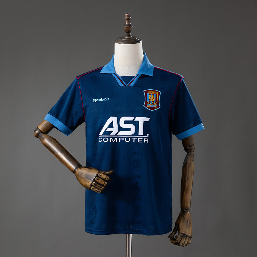 Aston Villa Secundária Retrô Camisa 1997