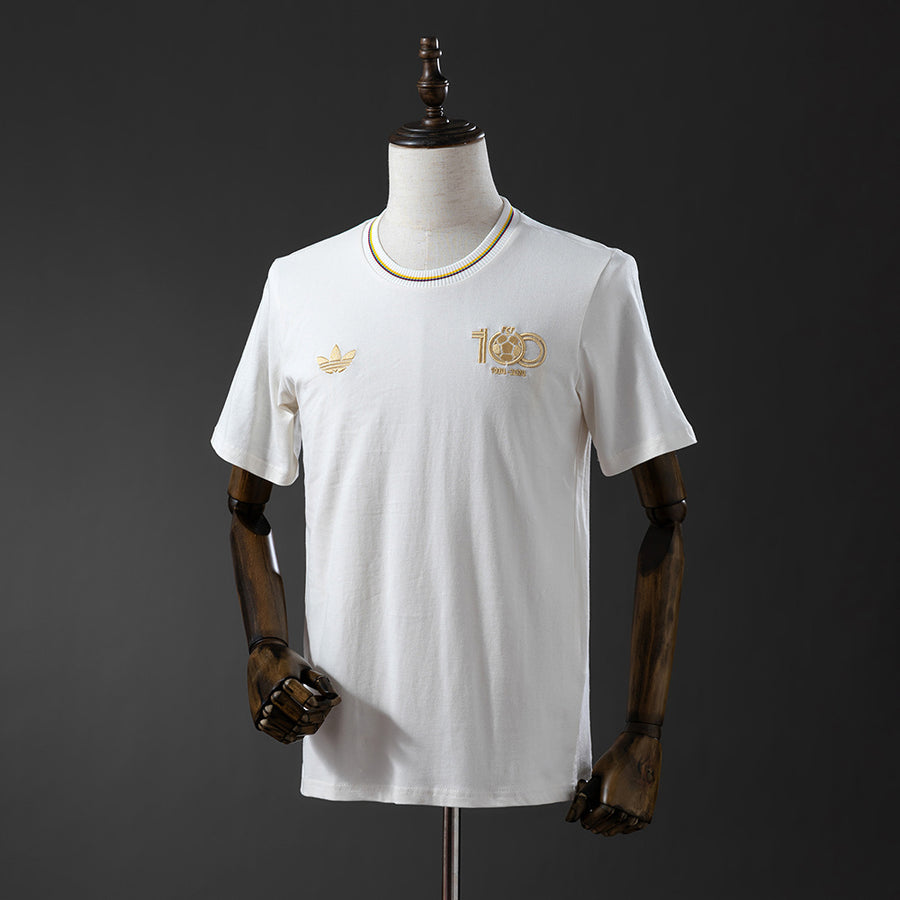 Colômbia FCF National Time -chalk Branco Camisa