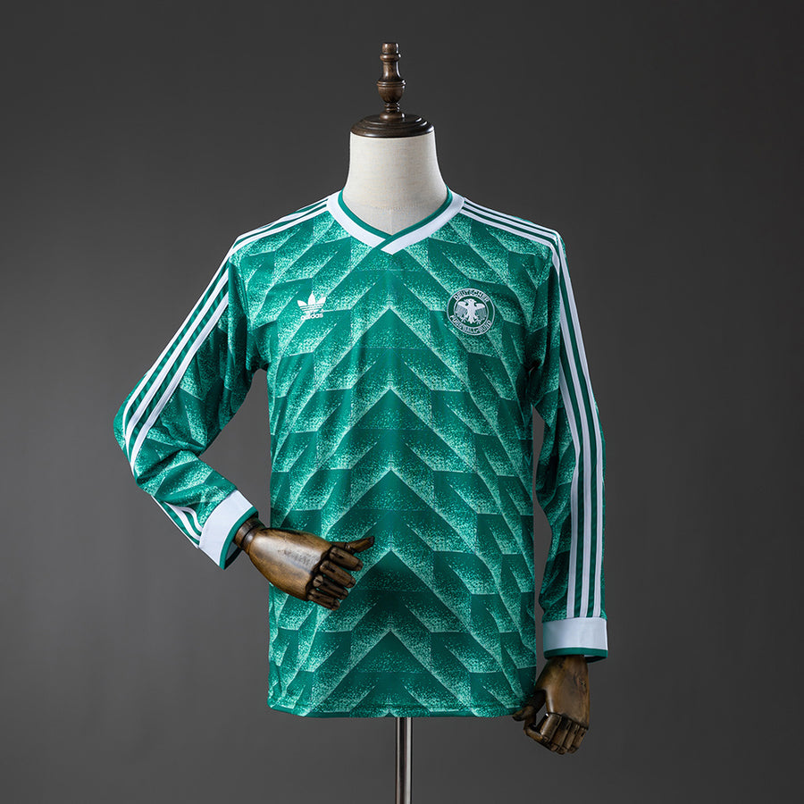Alemanha Secundária Retrô Manga Longa Camisa 90/91