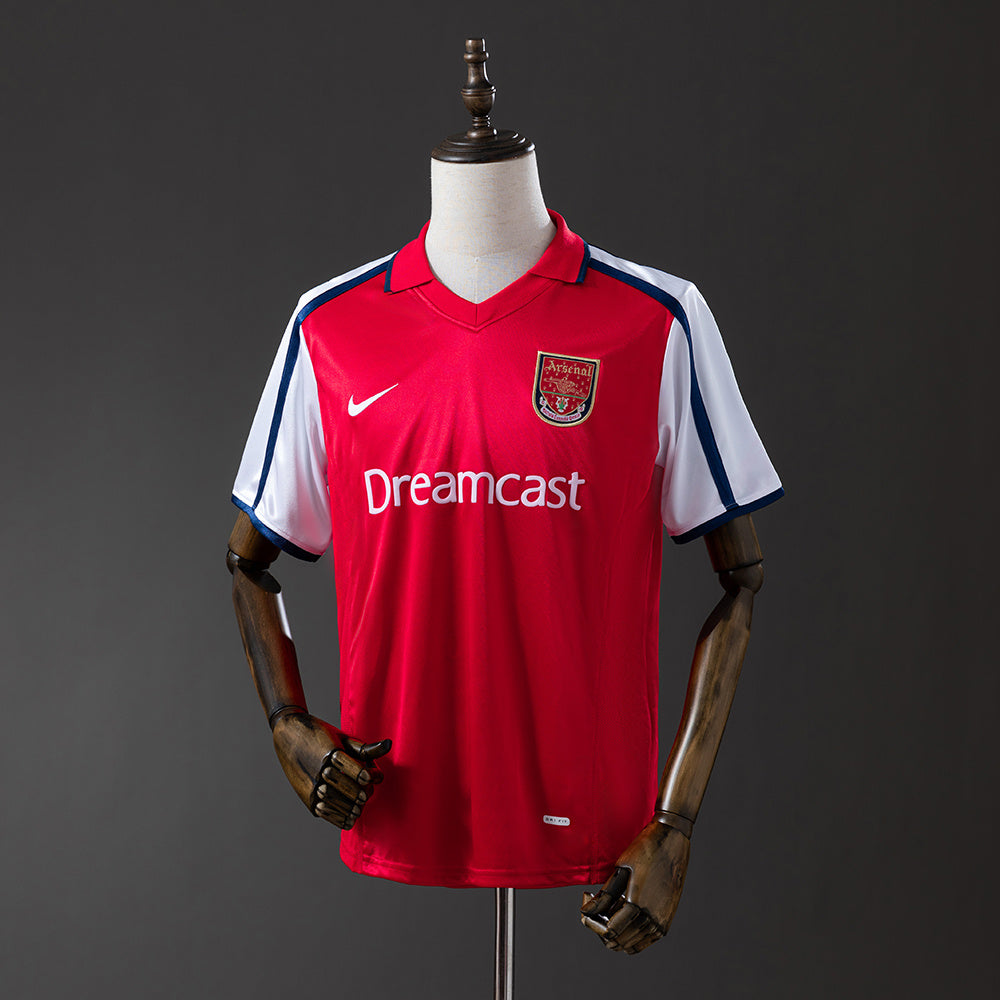 Arsenal Principal Retrô Camisa 01/02