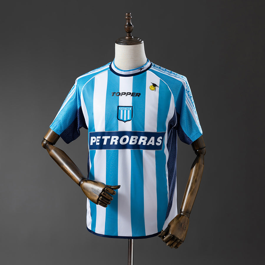 Racing Clube de Avellaneda Principal Retrô Camisa 02/03
