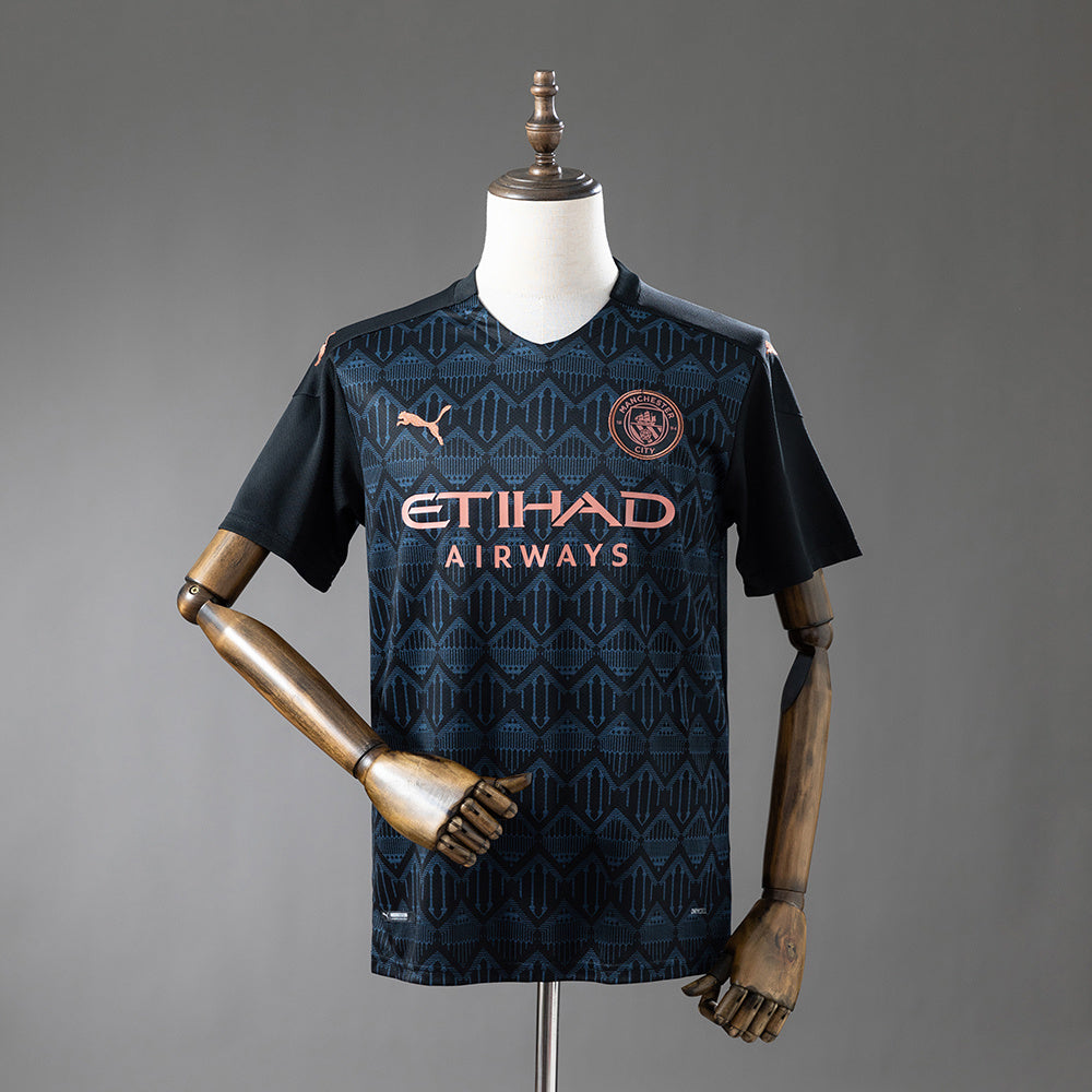 Manchester City Secundária Retrô Camisa 2021