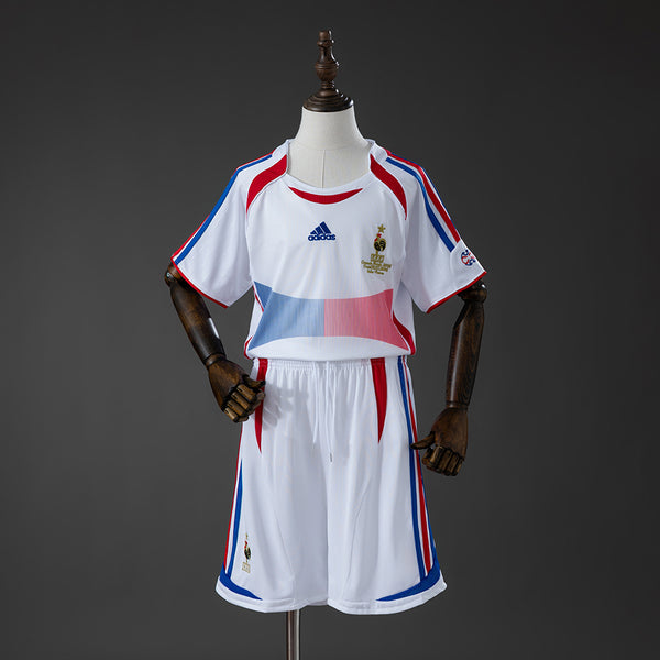 França Principal Infantil Kit Retrô Camisa 2028