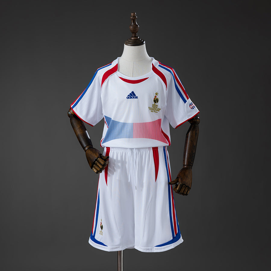 França Principal Infantil Kit Retrô Camisa 2028