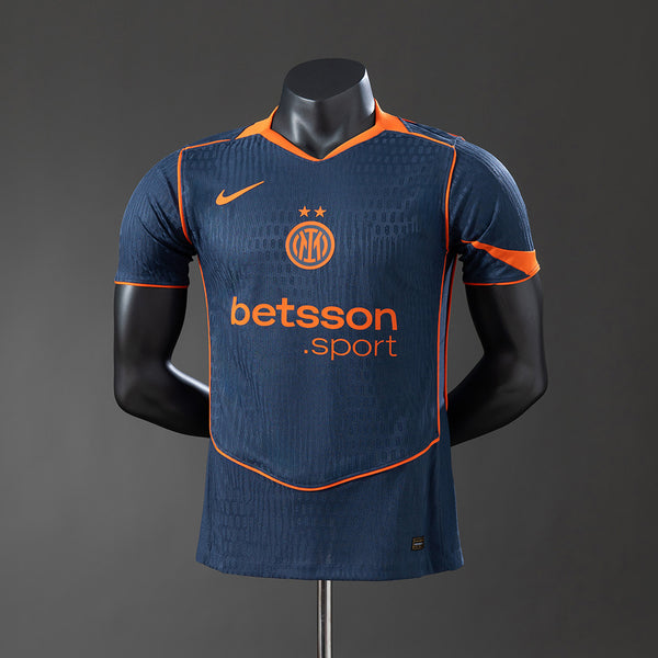 Inter de Milão Secundária Terceira Versão Jogador Camisa 25/26