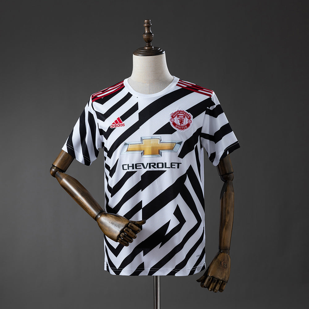 Manchester United Secundária Terceira Retrô Camisa 2021