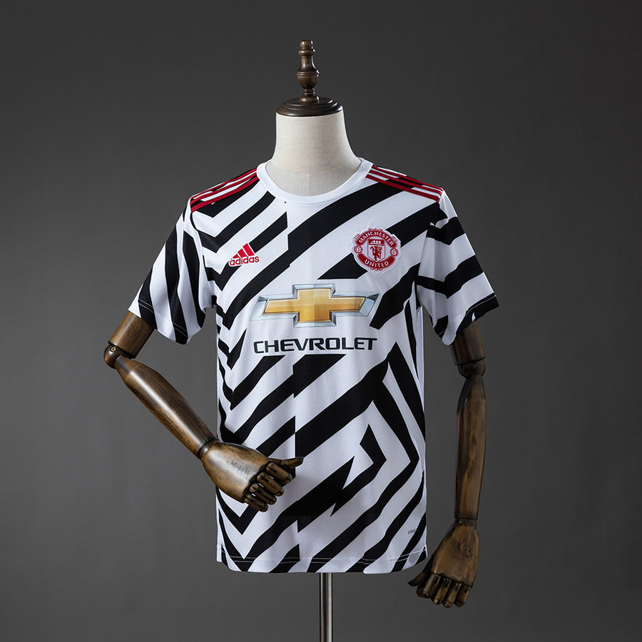 Manchester United Secundária Terceira Retrô Camisa 2021