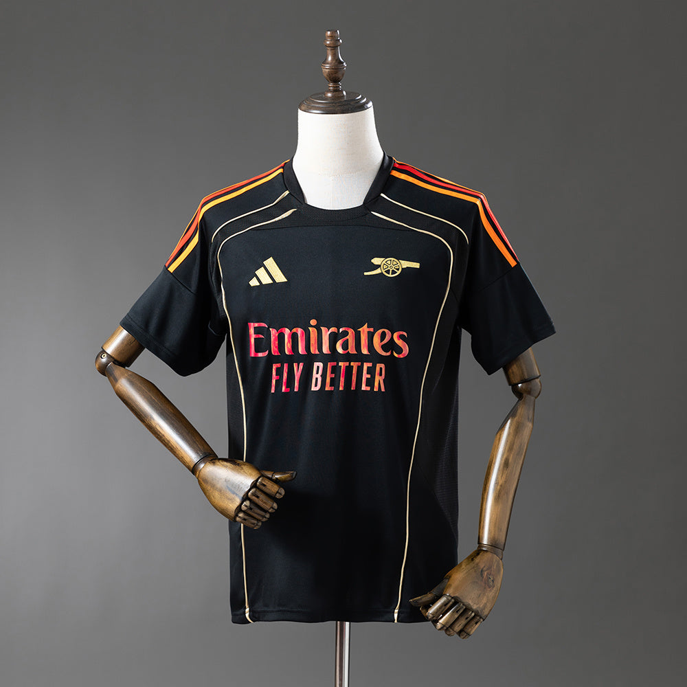 Arsenal - Collab - Preto Retrô Camisa 25/26