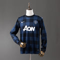 Manchester United Preto Retrô Manga Longa 13/14