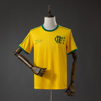Flamengo Zico Signature World Versão Amarelo Copa Camisa 26/27