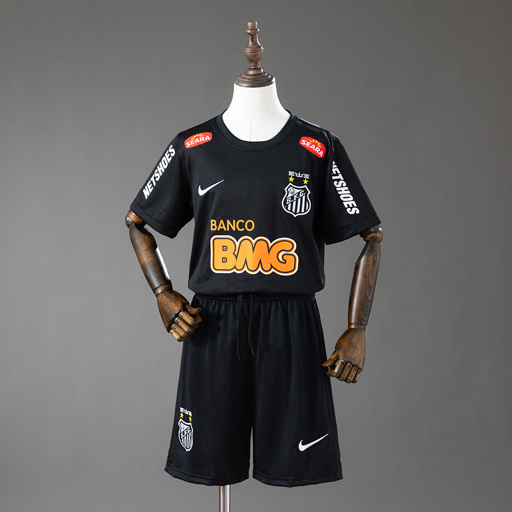 Santos Secundária Infantil Kit Retrô Camisa 12/13