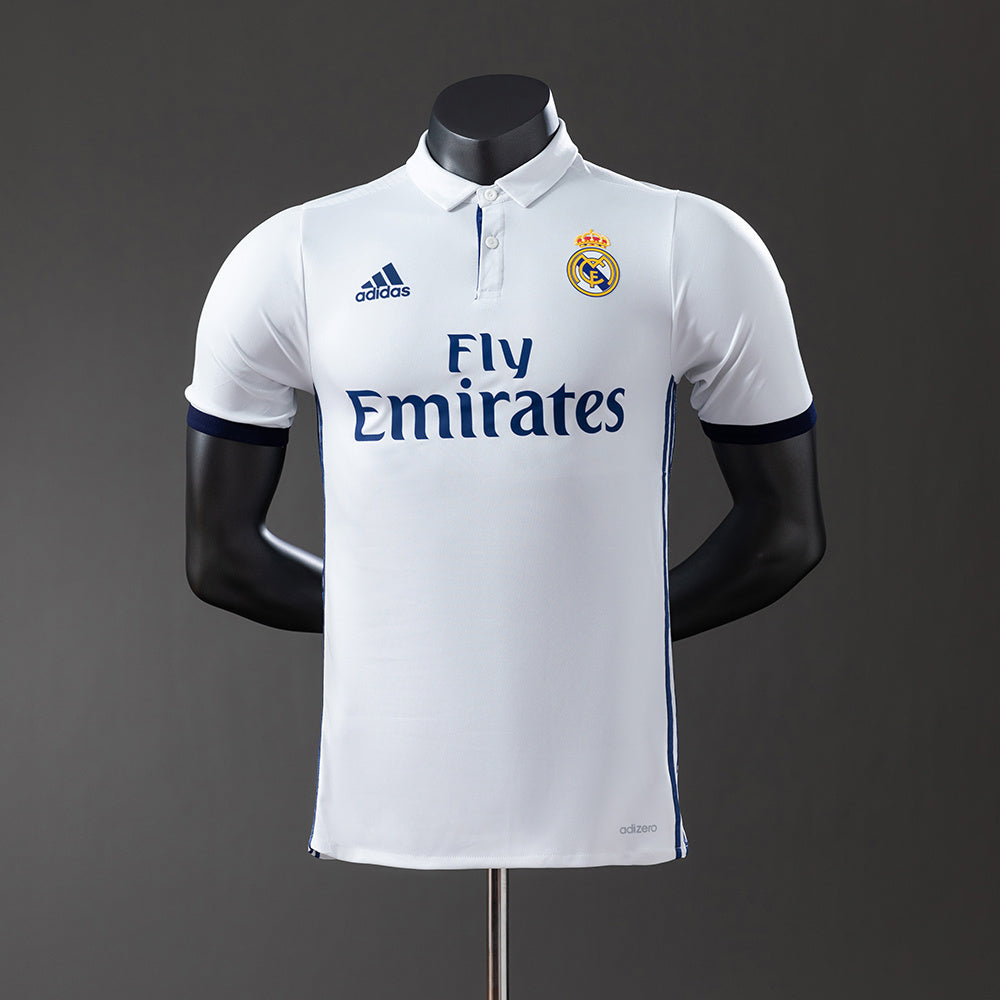 Real Madrid Principal Retrô Versão Jogador Camisa 14/15